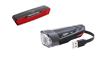 Spanninga Trigon15 & AXA Juno batterij